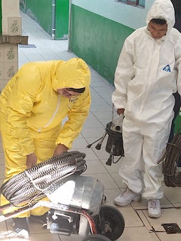Servicio de fontanería expertos el destape de caños y desazolve de tuberias sanitarias e hidráulicas en la Alcaldía Benito Juarez
