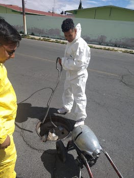 Destapacaños desazolve de tuberías sanitarias e hidráulicas en la <b>Colonia Valle Gómez</b>