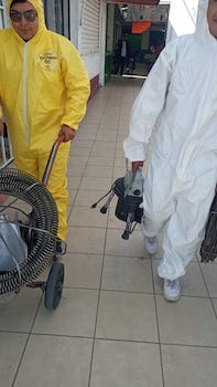 Servicio de fontanería y desazolve de tuberías sanitarias e hidráulicas en la <b>Colonia  Los Manzanos</b>