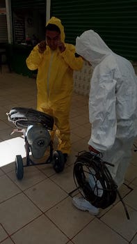 Servicio de fontanería y desazolve de tuberías sanitarias e hidráulicas en la <b>Colonia  Modelo Pensil</b>