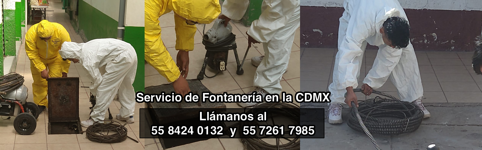 Fontaneros en la Ciudad de México